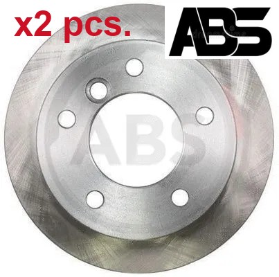Pcs rear brake disc set - pcs,