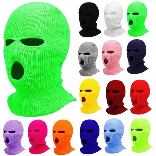 Winter hole knit balaclava - winter,