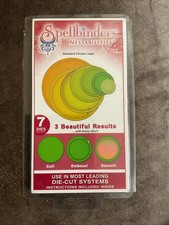 Spellbinders Nestabilities Set Of 7 Circle Dies. Standard Circles Large.