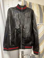 Gucci Men's Leather Jacket