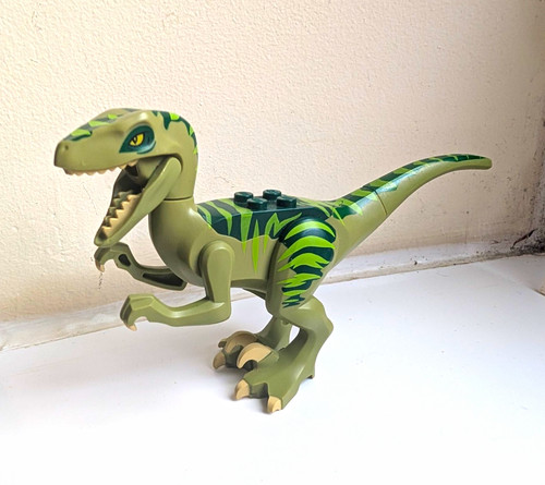 Lego velociraptor dino figure - lego,