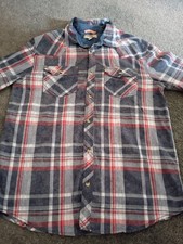 Triple Five Soul Size Medium Long Sleeve Shirt Button Up