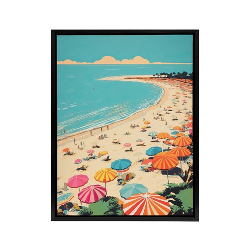 Sea cove busy - beach, coastal