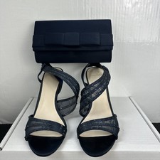 Jenny Packham Shoes And Debut Clutch Bag Size 7 - 329