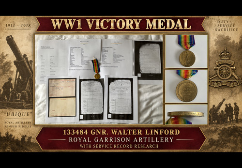 Ww1 victory medal - medal, gnr