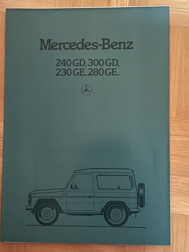 Brochure mercedes 230 - brochure,