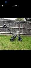 QPlay Elite Pro 2-in-1 Trike with Push Bar - Black COLLECTION ONLY