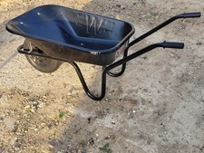 Walsall wheelbarrow Contractor 85L Pneumatic camping trolley festival cart