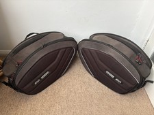 Givi Motorbike Motorcycle Panniers Side Bags Expandable Used Condition