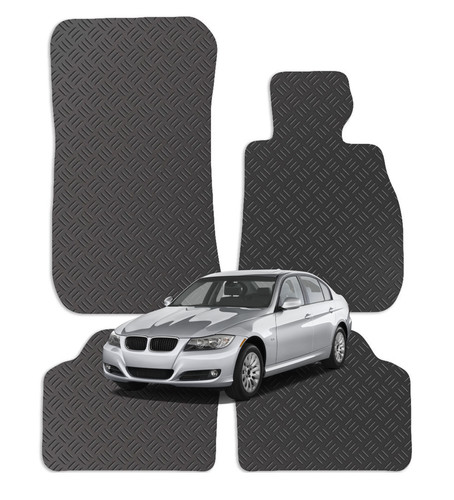 Black floor rubber fully - floor,