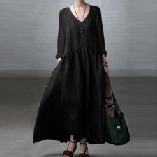 Plus Size Womens Baggy Kaftan