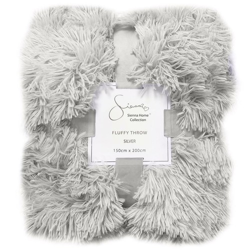 Sienna fluffy shaggy blanket - sienna,