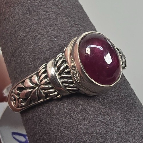 Vtg 925 sterling silver ruby - vtg,