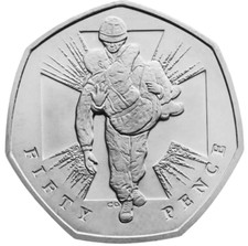 50p PENCE COINS, RARE