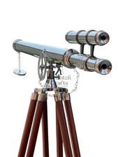 Marine Style Brass Binocular