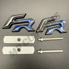 Gloss Black Blue FR Badge