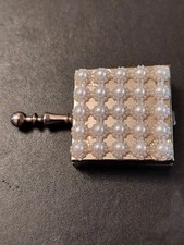 1950s Pocket/handbag Metal Ash Tray/pill Snuff Box vgc