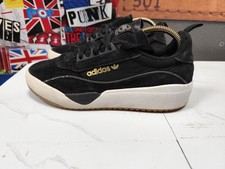 ADIDAS Liberty Cup Skate Shoes Mens Black Skateboard Trainers Size UK 7.5