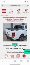 Ford Ranger WILDTRAK Tonneau Cover Soft Roll Up Bed Cover 2012 - 2023 Waterproof