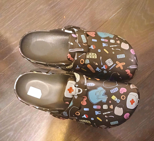 Medical print slip clogs eu - print, on