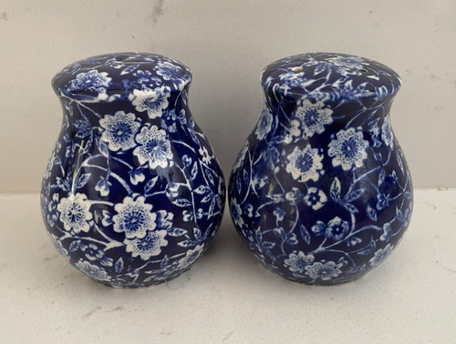 Vintage set calico blue - calico,