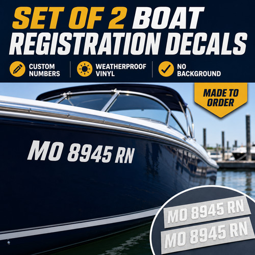 Custom boat registration - boat,