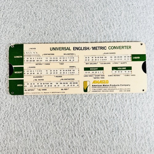 Universal english metric - universal,