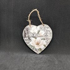 Handcrafted, decoupage, beige