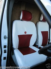 TILORED RED & WHITE VAN SEAT