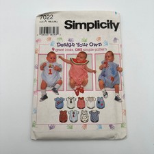 Simplicity Sewing Pattern Baby