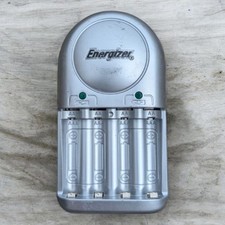 Energizer AA/AAA Rechargeable Battery Charger 4-Slot Compact Plug-In Charger