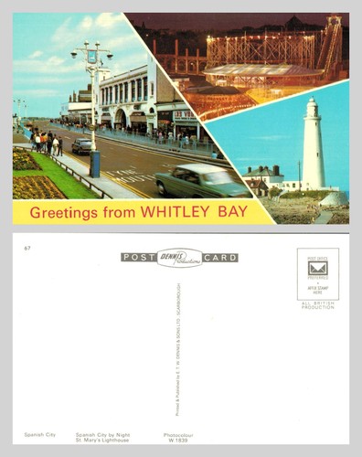 Vintage postcard greetings - postcard,