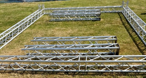 Aluminium event lighting stage - aluminium,