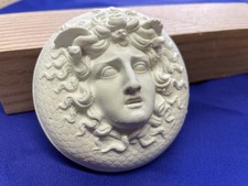 Plaster Cast Medusa Head Wall Plaque Ornament Home Decor Gothic Wall Art