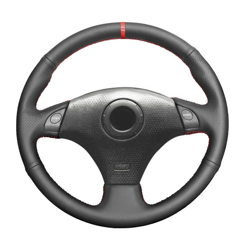 Leather steering wheel - leather,