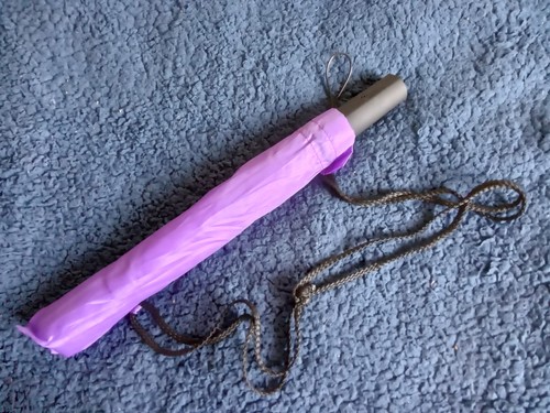 Purple umbrella with carry - umbrella,