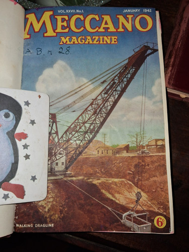 Meccano magazines bound - meccano,