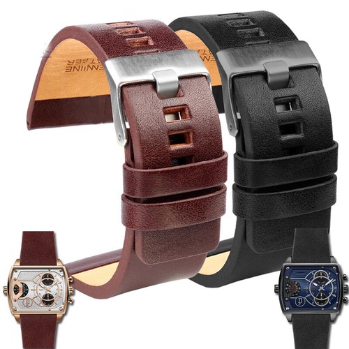 Leather strap watch band - strap,