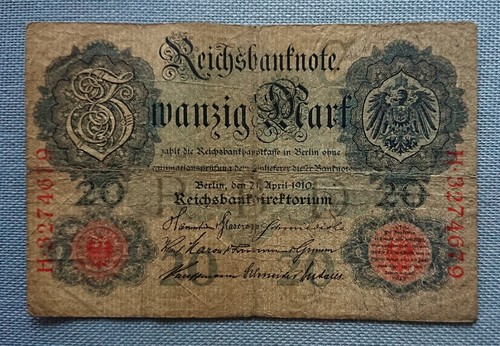 Old reichsbanknote banknote - reichsbanknote,