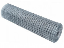 Galvanised Welded Wire Mesh Garden Pet Dog Cat Bird- 1" x 1/2" x 48" - 19g 