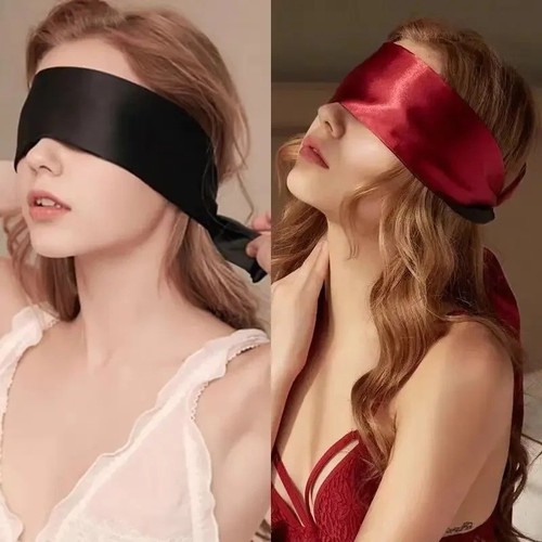 Satin blindfold silk eye - 2,