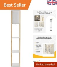 Stylish Oak Wooden Floor Lamp