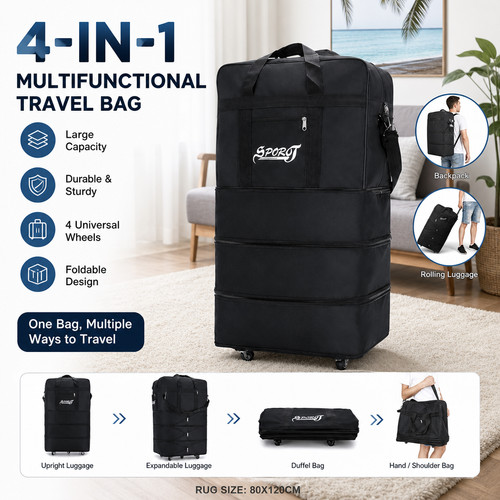 Expandable wheeled duffle - 40",