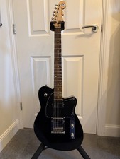 Reverend Crosscut Midnight Black Guitar - Home Use Only