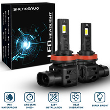 LED H8 Led 70w Marker Angel Eyes Halo Light Headlight Bulbs No Error 2pcs New