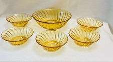 Bagley Glass Carnival Swirl