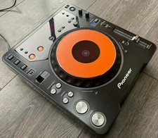 2 x Matte Orange Pioneer CDJ Jog Wheel Skins / Covers CDJ 2000 1000 900 850 800 