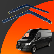 Mercedes Sprinter MK2 W906 2006-2018 2 Doors Haibak Wind Deflectors 2pc Tinted