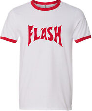 FLASH T SHIRT AS WORN BY, FREDDIE MERCURY, GEEK, PARTY, CULT, 80'S, ALL SIZES