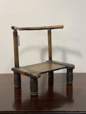 A Chinese elm low chair, early